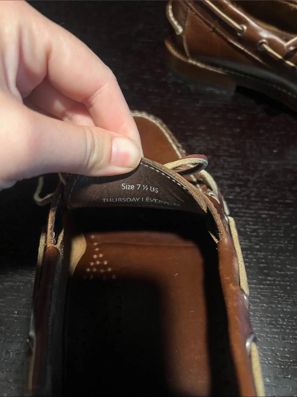 Thursday men’s boat shoes. Size 7 1/2.